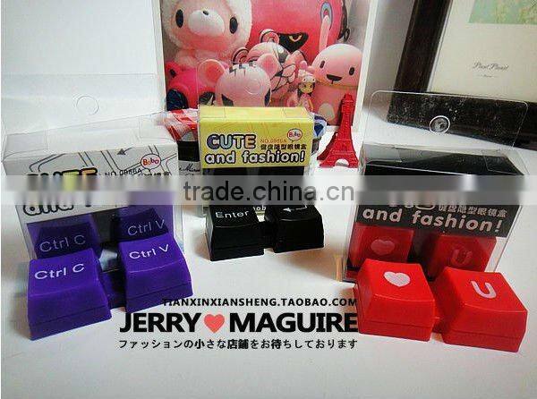 Supply fashion plastic cute contact lens box