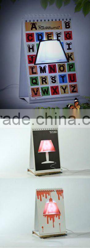 Supply fashion creative USB bedroom bedside flip desk lamp