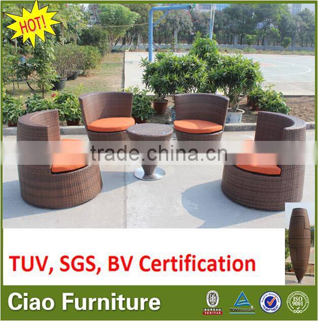 Leisure garden rattan outdoor furniture philippines coffee set
