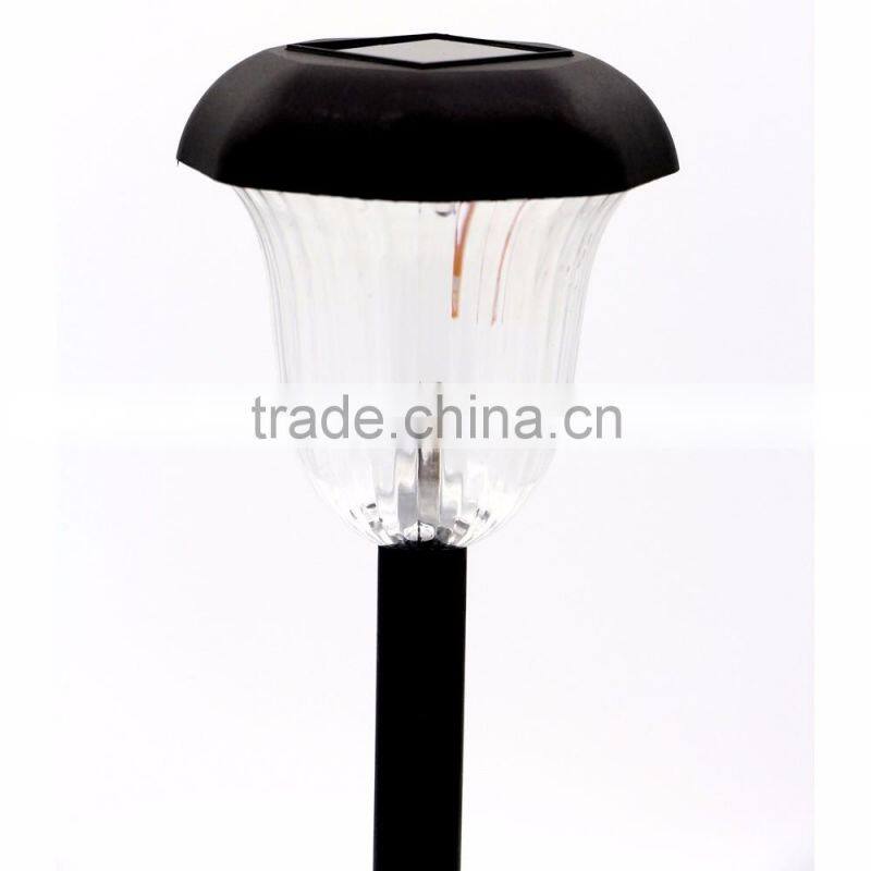 24pk Plastic Solar led Garden Pathway Landscape Lawn Stake Light