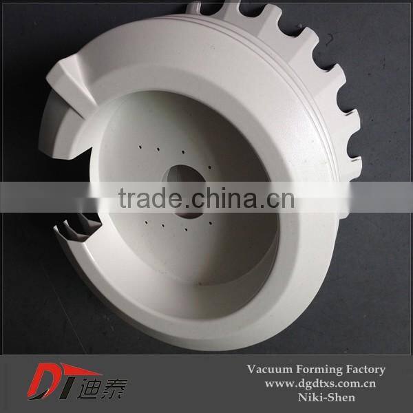 Customized white PVC thermoformed part