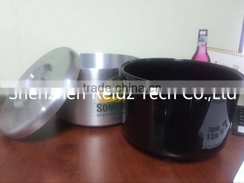 Ice Bucket With stainless steel ice tongs