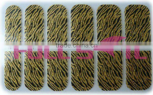 Strips Polish Glitter Mix Colors Nail Art Transfer Nail Foil