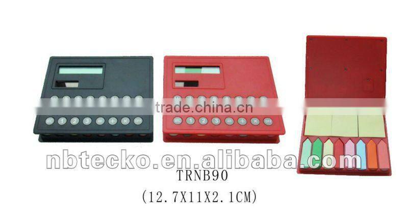 Hot selling calculator & sticky note set for gift promotion