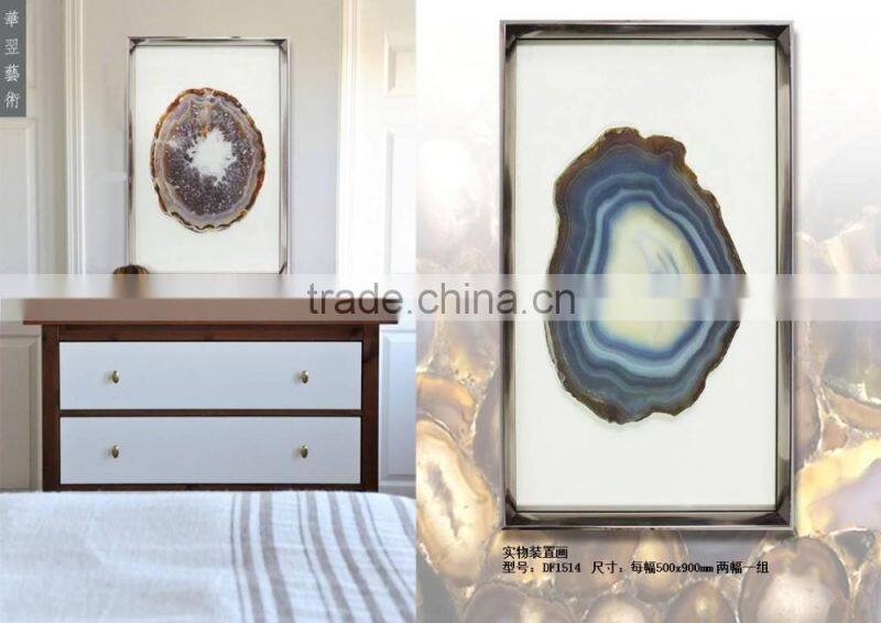 Framed Handmade Agate Shadow Boxes Wholesale