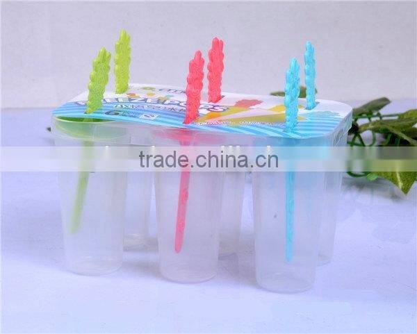 NEW PP plastic six groups of ice cream maker,ice cream moulds