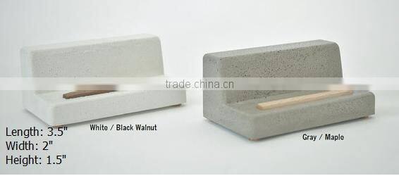 Handmade item Concrete name card holder photo stand