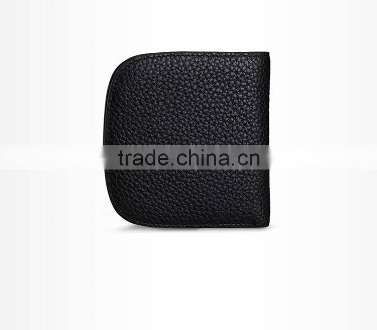 Wholesale wallet leather men minimalist card wallet with RFID blocking
