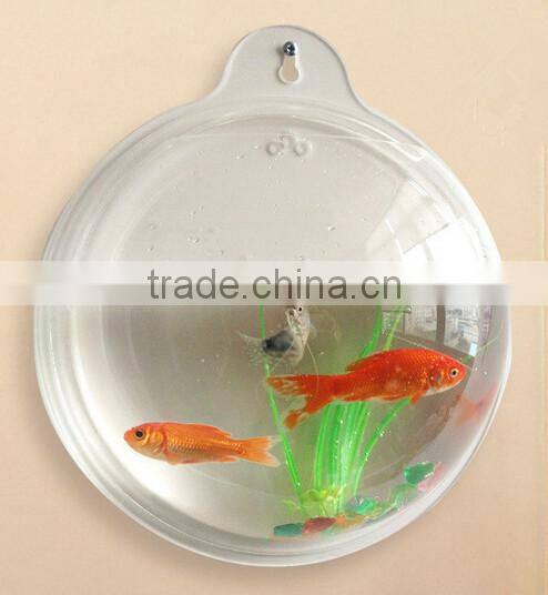 Fishbowl -Clear Glass Vase Fish Tank Ball Bowl+feet/ Succulents Planter Terrarium