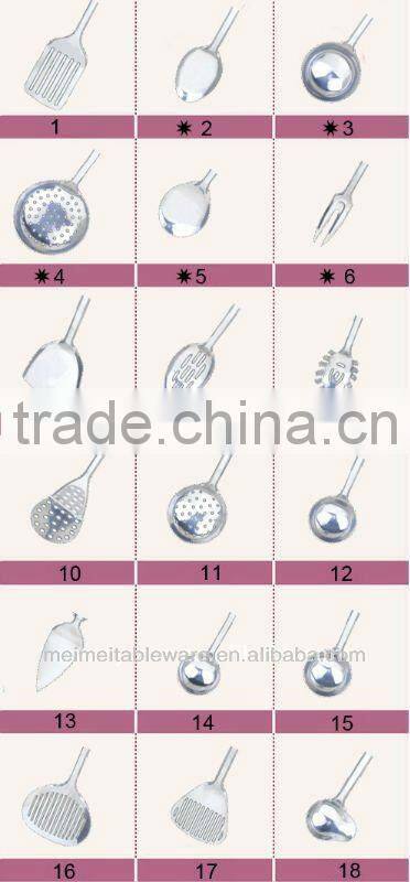 Stainless steel Kitchen tool utensils set