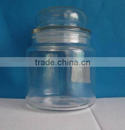 530ml hot sales glass wax holder candle jar