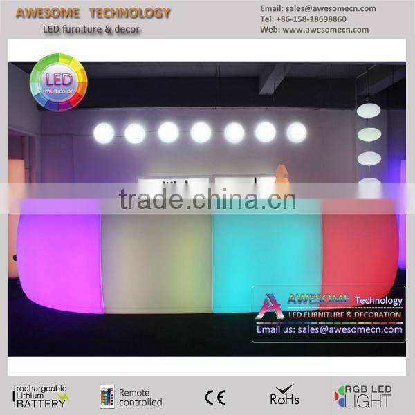 portable curved counter bar for birthday party (BC150)