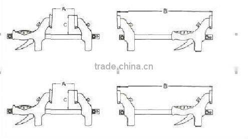 kmj-1002b 18'' heavy duty bar clamp