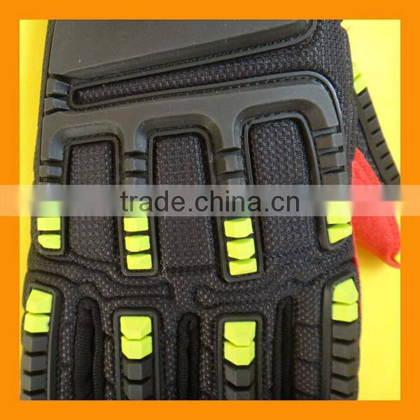Rigger Style Anti Vibration Oil Resistant Safety Gloves