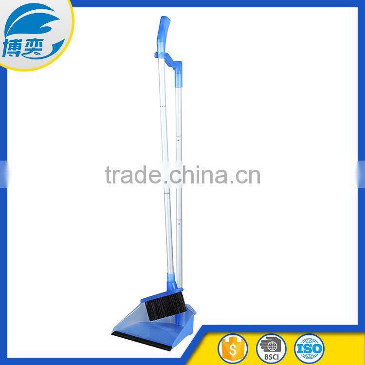 BOYEE 2015 wholesale long handle broom and dustpan set,Household cleaning dustpan