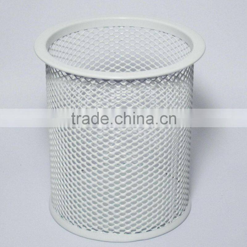 2014 high quality metal mesh office penholder