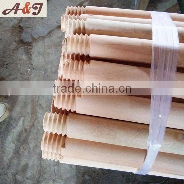 OEM wooden brush broom handle 120 cm length 2.2 cm diameter
