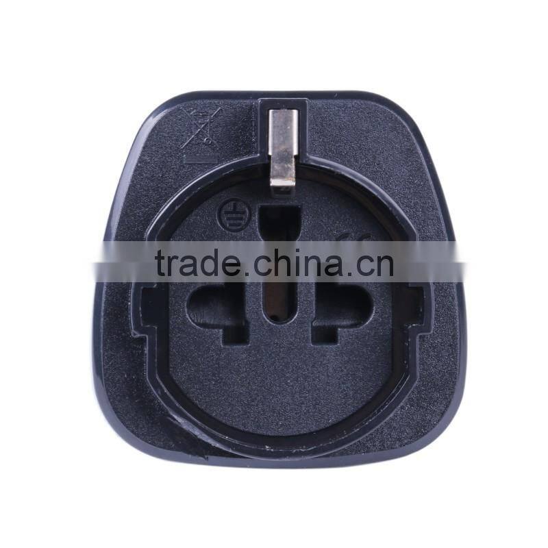 American standard 1 round two flat pins 10A 250V AC European multi-function jack 2P + E grounded adapter plug SD-5