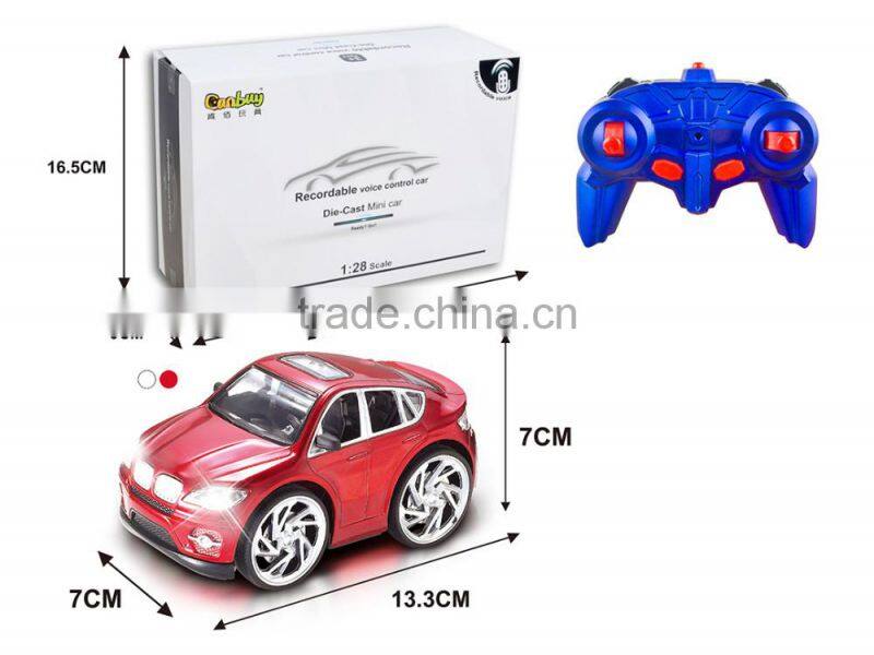 intelligent voice control 4ch remote control metal car
