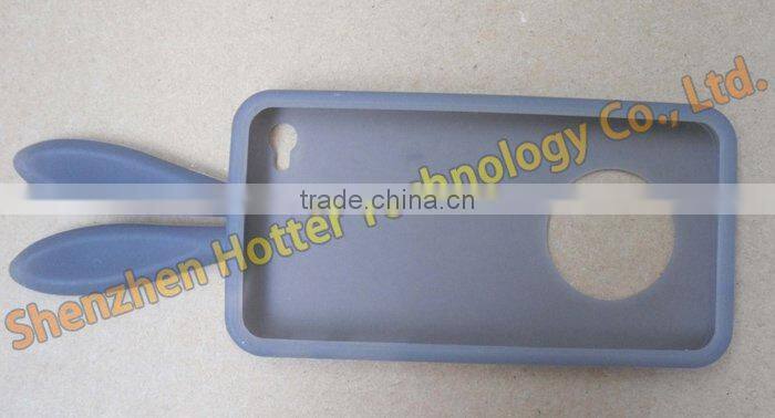 bunny shape silicone case for iphone