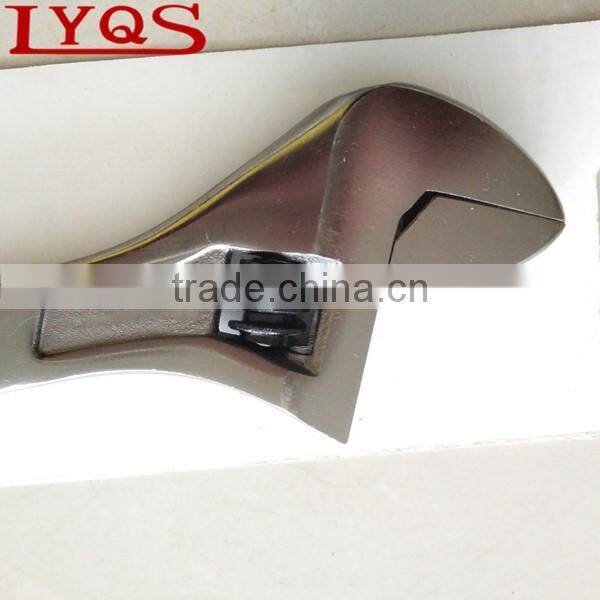 Carbon steel adjustable wrench 12" PVC handle wrench