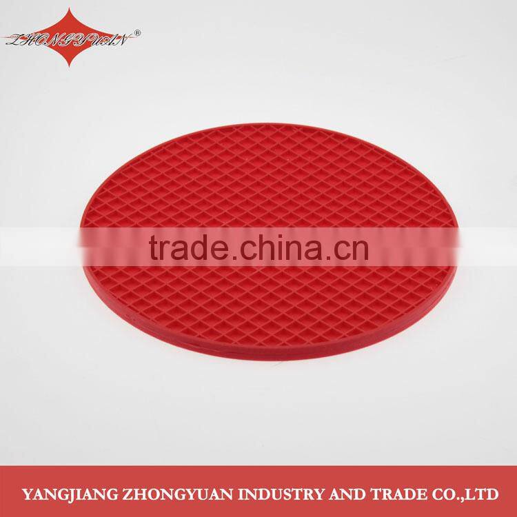 Food grade round shape heating resistant non-stick silicone mat for baking