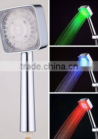 Temperature Control Square LED Shower