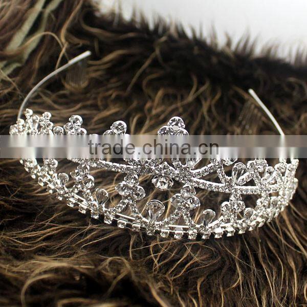Rhinestone Bridal Headband Jewelry Cheap Women Wedding Tiaras Halo H172-062