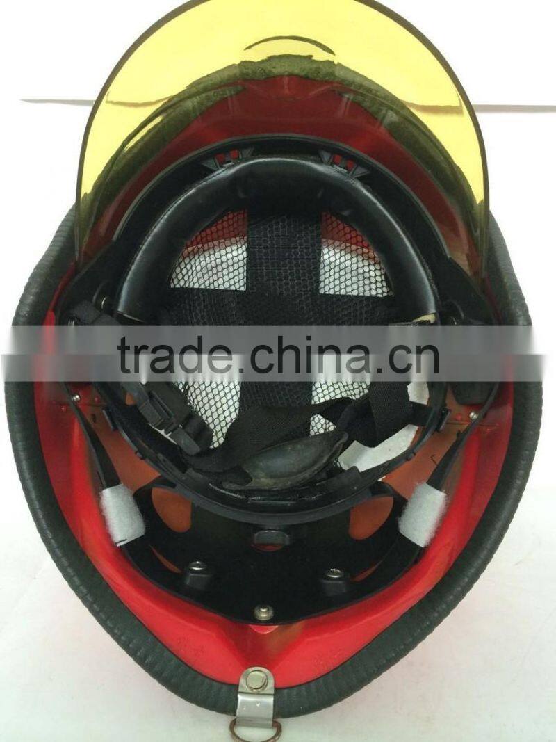 2014 New Product Red Europe Type KeXing Fire Helmet