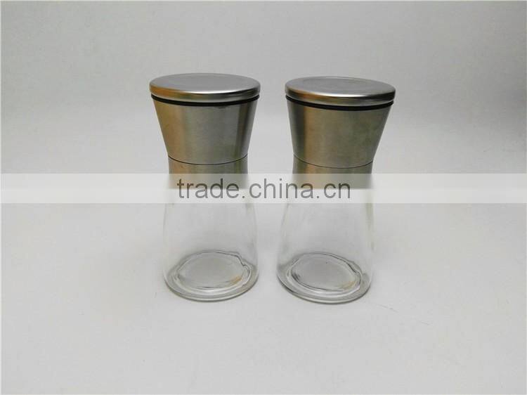 Amazon top selling 18/8 Stainless Steel salt and pepper grinder set