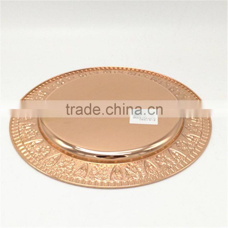 Supply popular stainless steel foil round tray