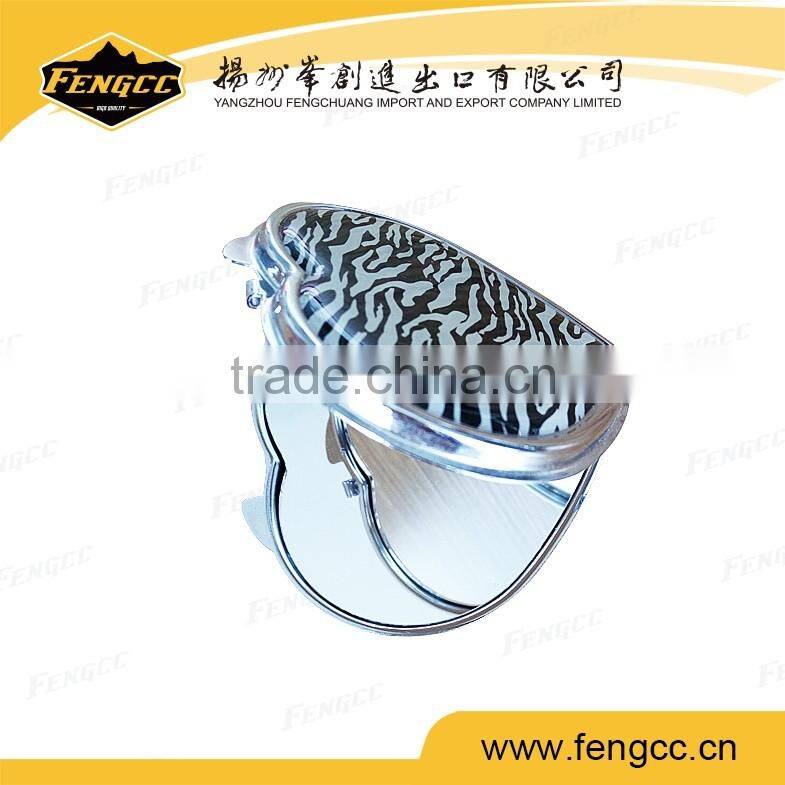Highquality metal pocket mirror,double-side mirror