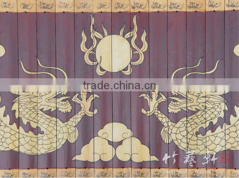 bamboo slip print picture theme the god of wealth