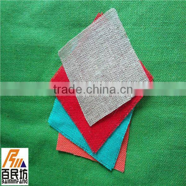 100% jute yarn dyed fabric