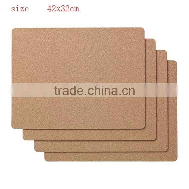 Custom bibulous cork cup mat/all kinds of mat