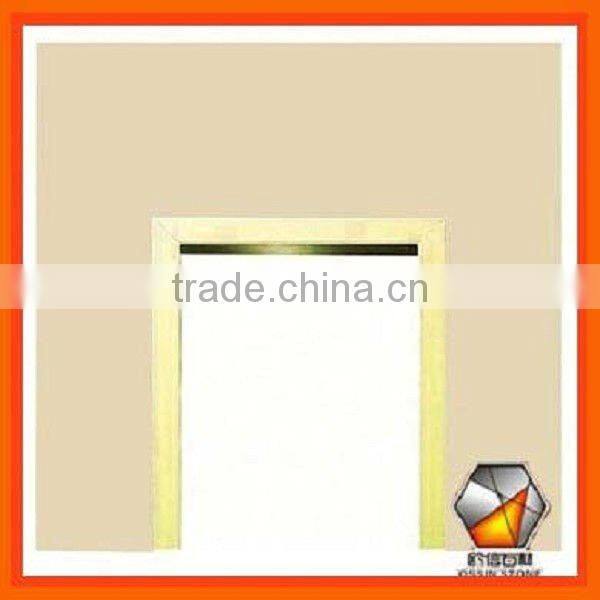 Micro Man Made Marble Fireplace Insert And Hearth