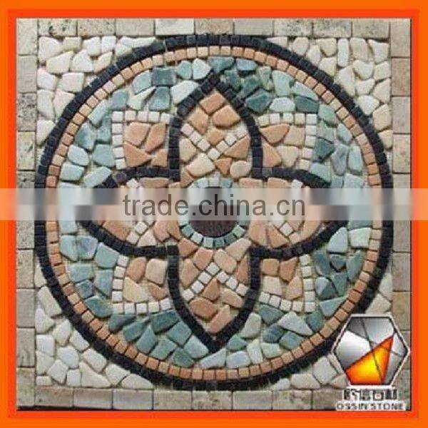 Modern beautiful Marble Mosaic Flower Pattern