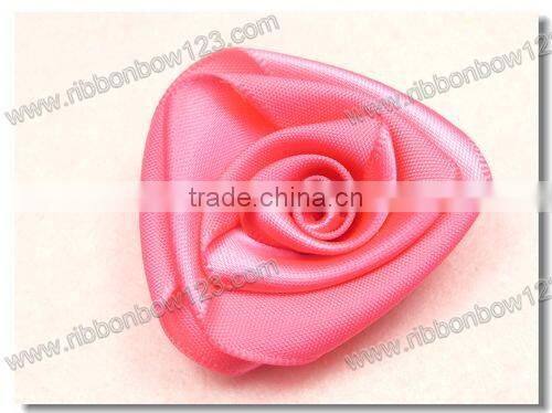 Pure Handmade hot sale ribbon rose flower