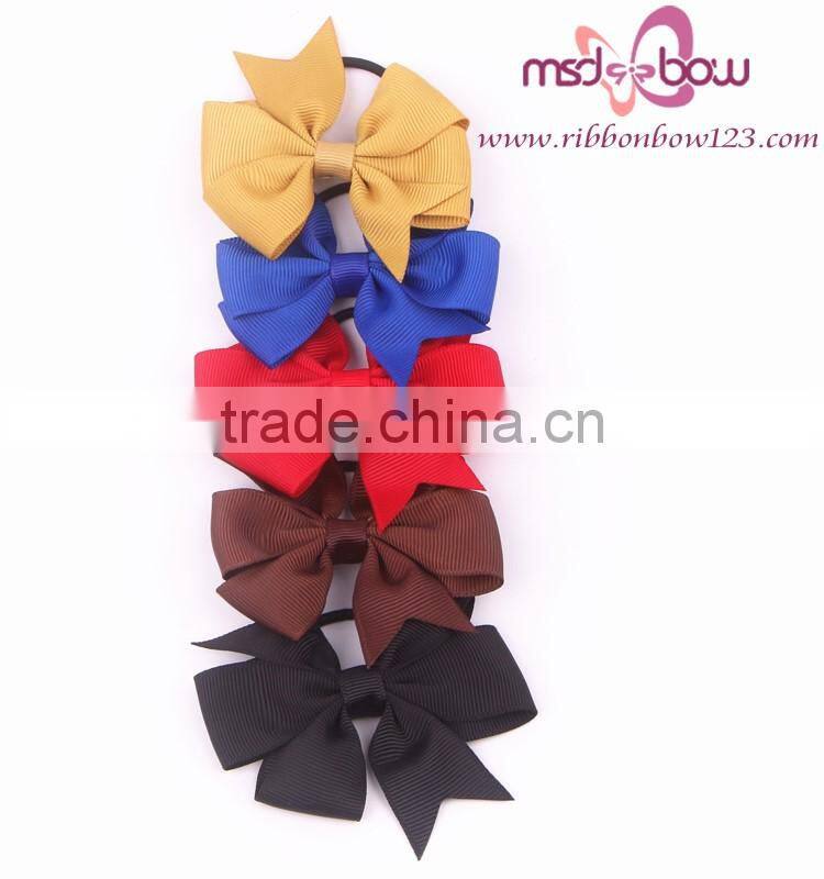 ribbon bow with elastic band for package box