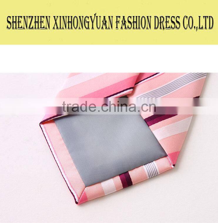 2015 professional high quality wowen customized men's 100% silk neck tie