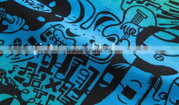 OEM Customized funny fashion 100% polyester spandex boys swim Shorts