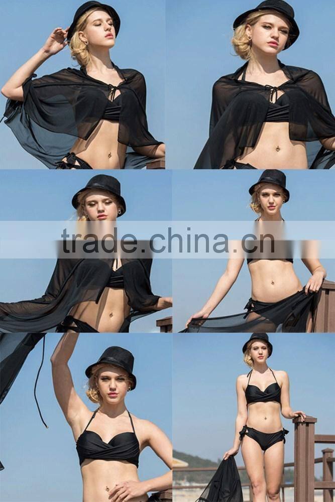 new three piece high quality sexy Steel bracket swimsuit,backless bikini,beachwear