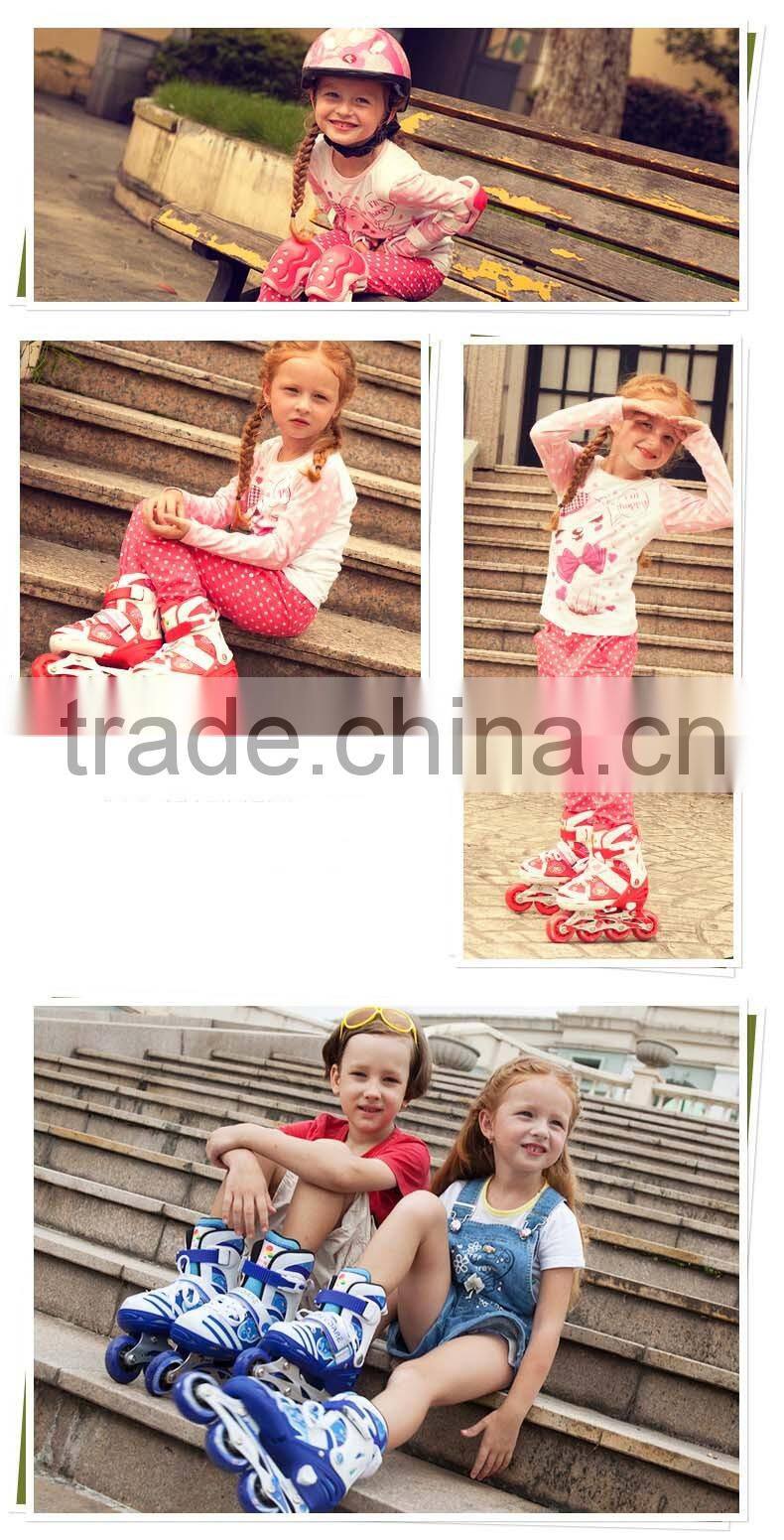 adjustable secure children inline skating wheels roller