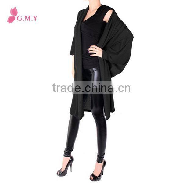 Women's anti-pilling maxi length basic kimono cardigan, fashion design womens tunics