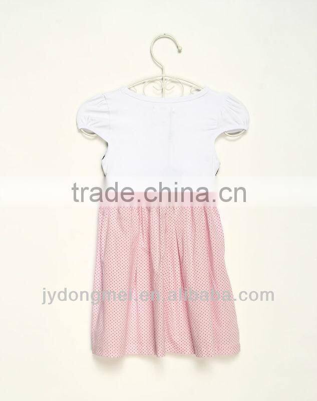 new fashion baby girl pink lace dress
