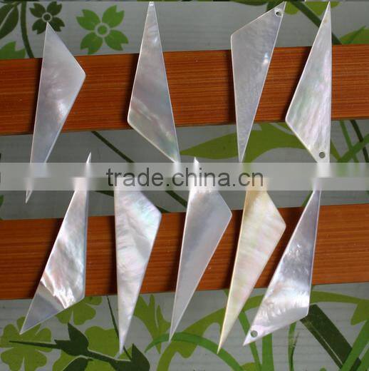 natural leaf shape black shell charms diy black shell charm pendant wholesale jewelry accessories