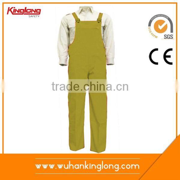 Protective workwear long legs mens safety bibpant