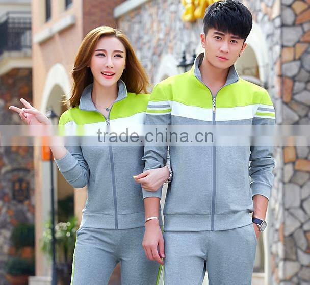 Custom plain popular tracksuit wholesale latest design tracksuit Top design sportswear tracksuit for couple