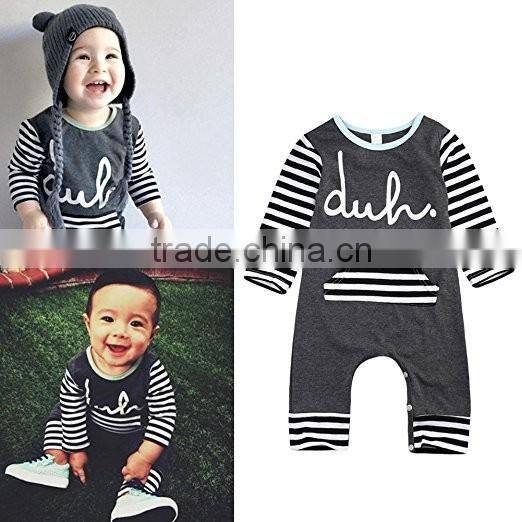 100% cotton Custom design print baby clothing onesie