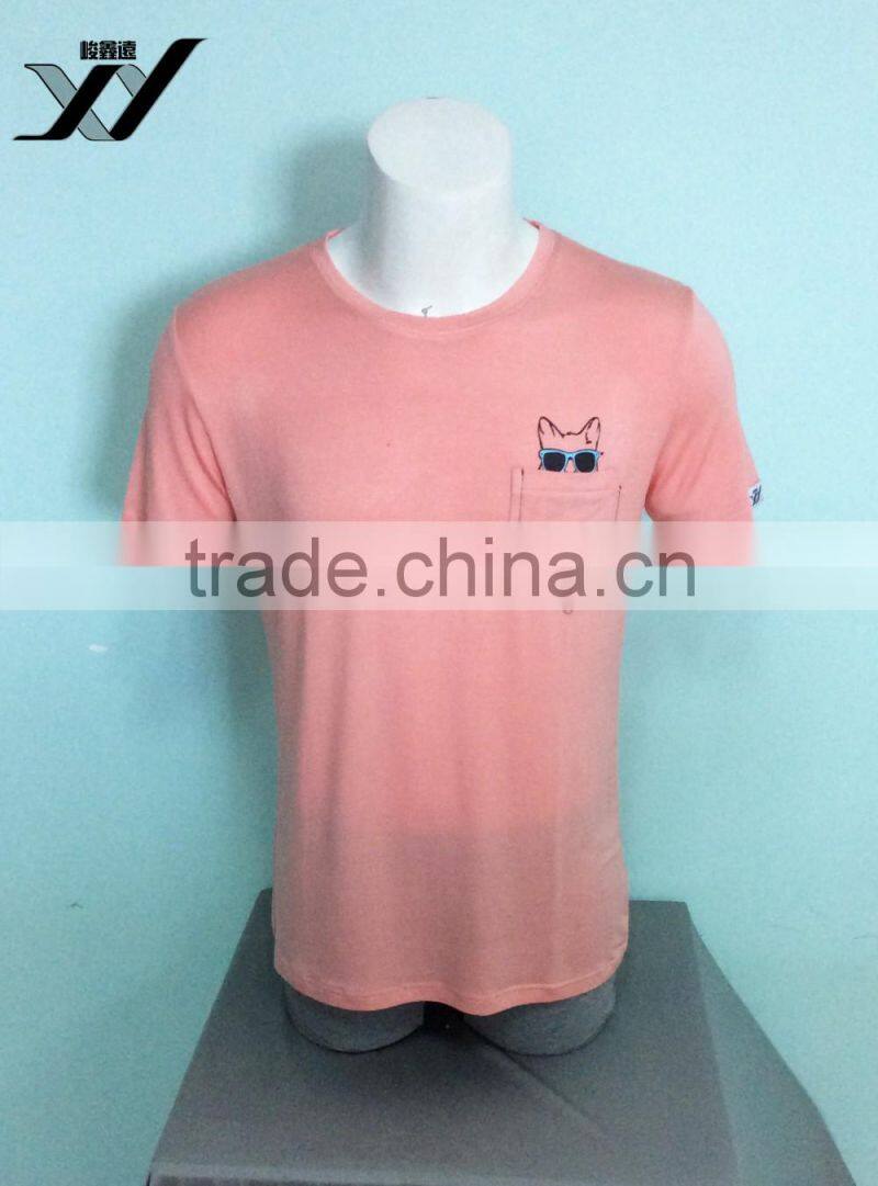 2016 hot sale short sleeve T-shirt with cartoon pattern
